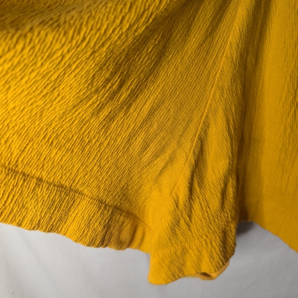 ASOS Yellow Deep V Scalloped Neckline Tank and Shorts Romper Size 6 - Picture 5 of 9